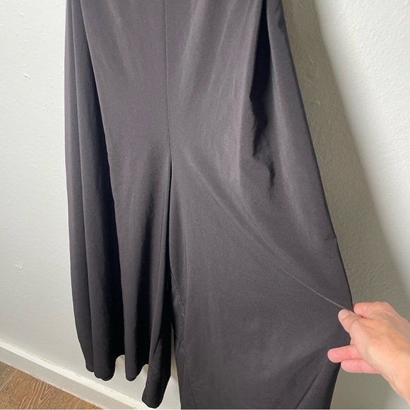Athleta Sayulita Wide Leg Jumpsuit Black Size 8 - Picture 7 of 14